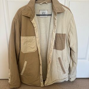 BDG Used Men's Tan Jacket, small